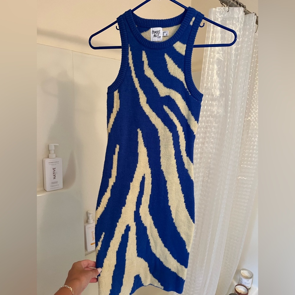 Zebra print dress